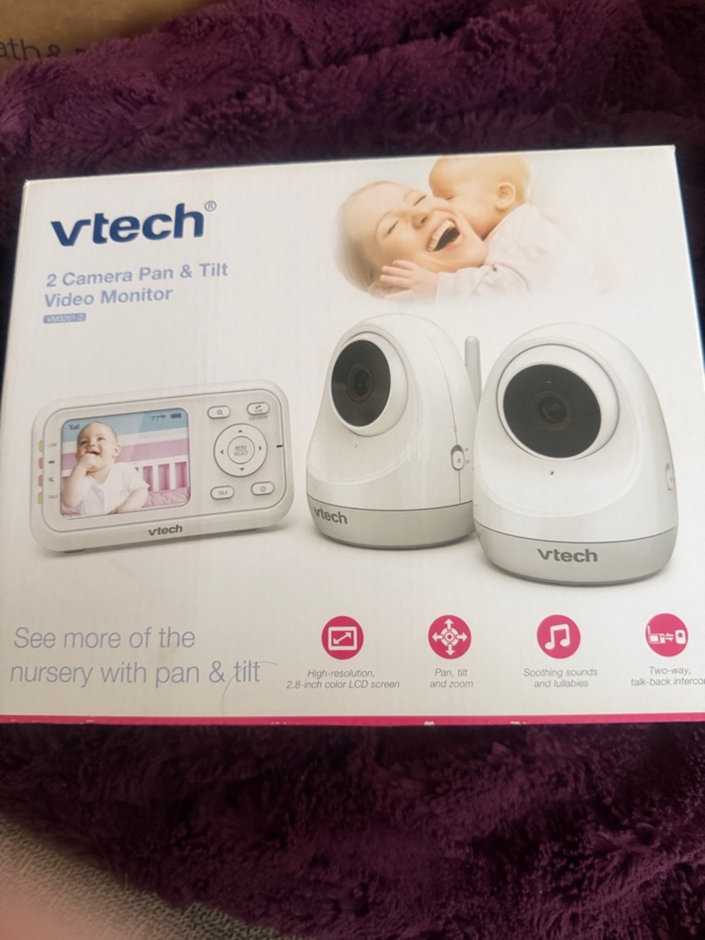 Vtech 2 Cameta Pan & Tilt Video Monitor